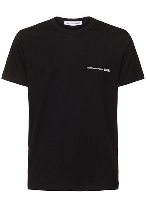 t-shirt knit uomo nera COMME DES GARÇONS SHIRT | FO-T0261